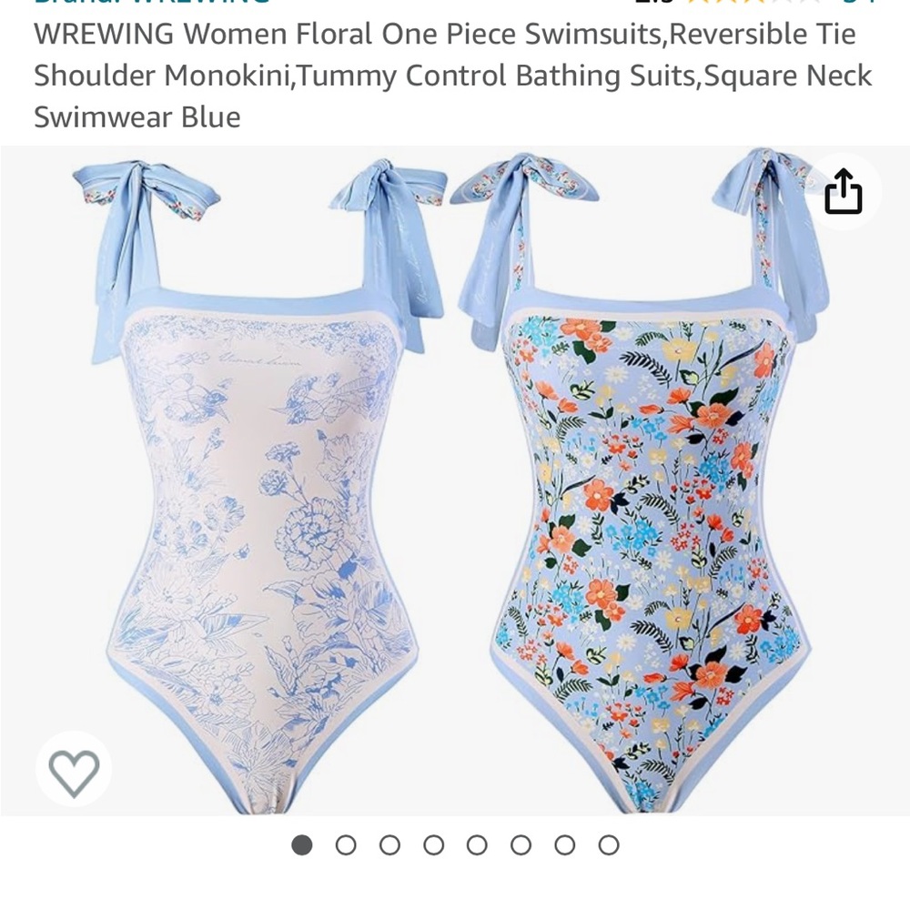 NWOT reversible swimsuit